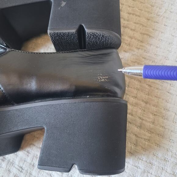 Megan Flower Print Platform Block Heel Mary Jane Shoes Women's Size 9.5 - Picture 12 of 13